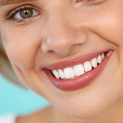 closeup of patient’s smile 