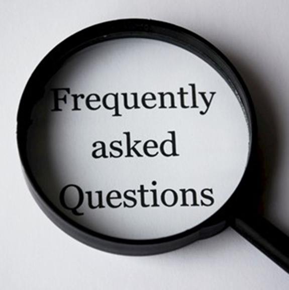 Frequently asked questions under magnifying glass