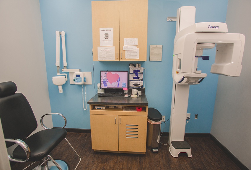 Dental exam room